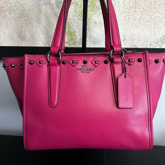 Coach Pink Dahlia With Floral Rivets Mini Crossbody Carryall

Style: F37707 - Picture 3 of 13